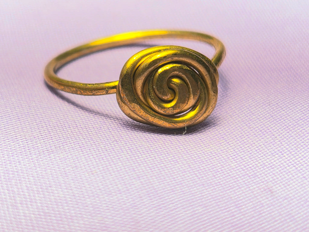 Wire Wrapped Rose Ring