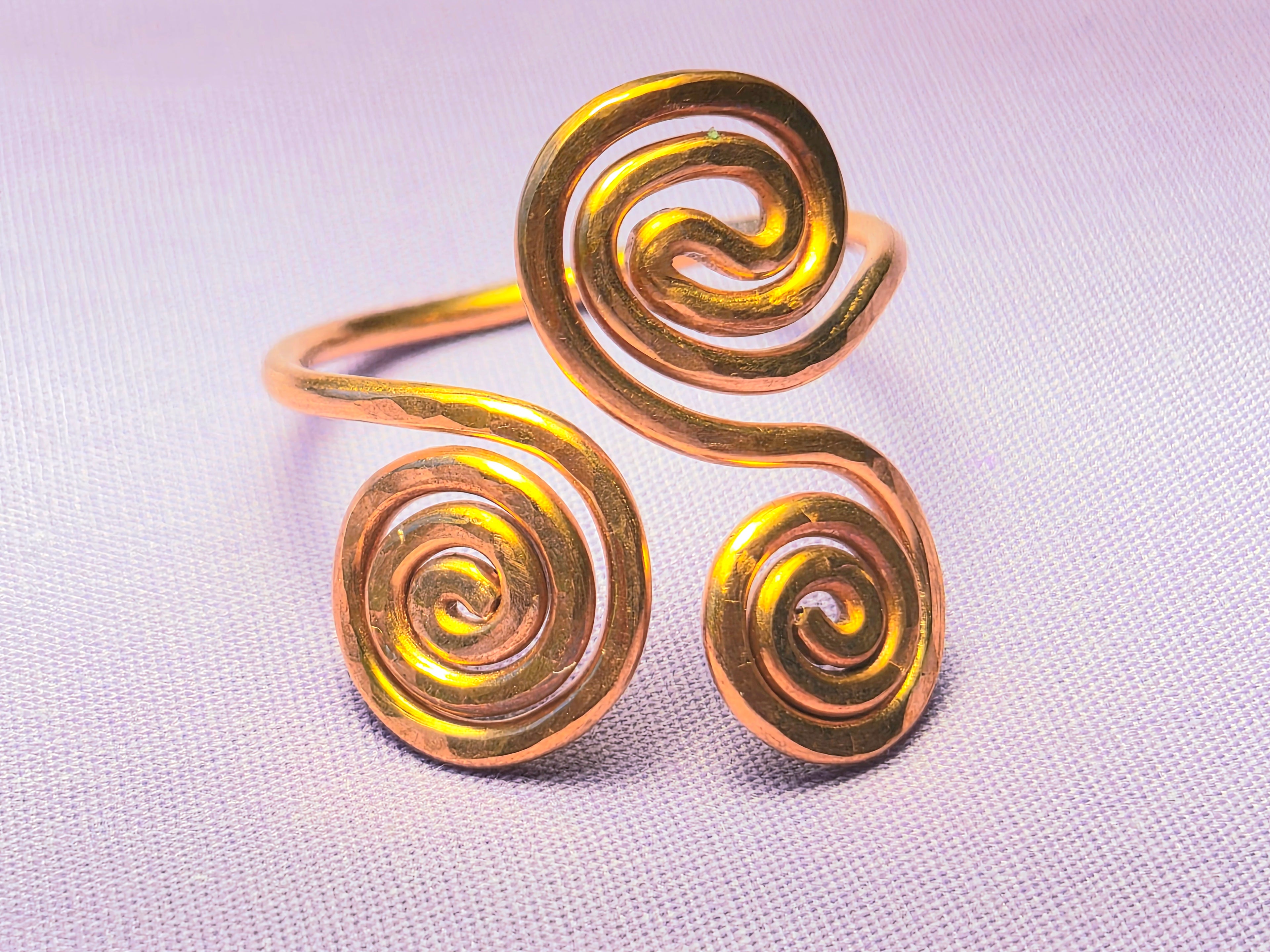 Wire Wrapped Three Sisters Ring