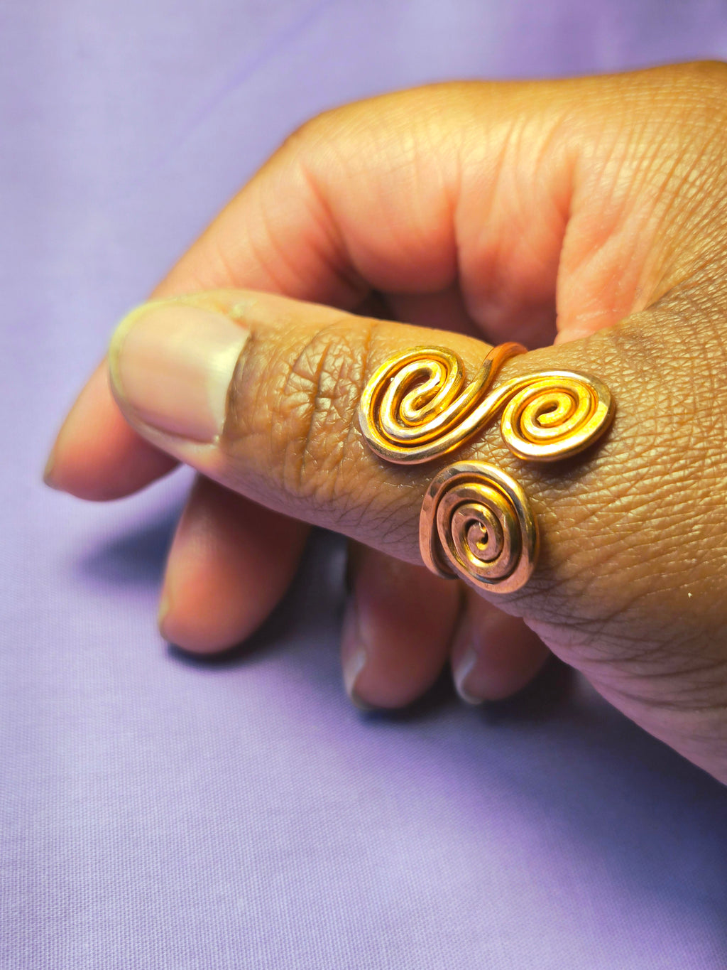 Wire Wrapped Three Sisters Ring