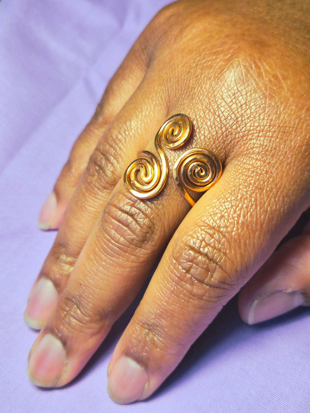 Wire Wrapped Three Sisters Ring