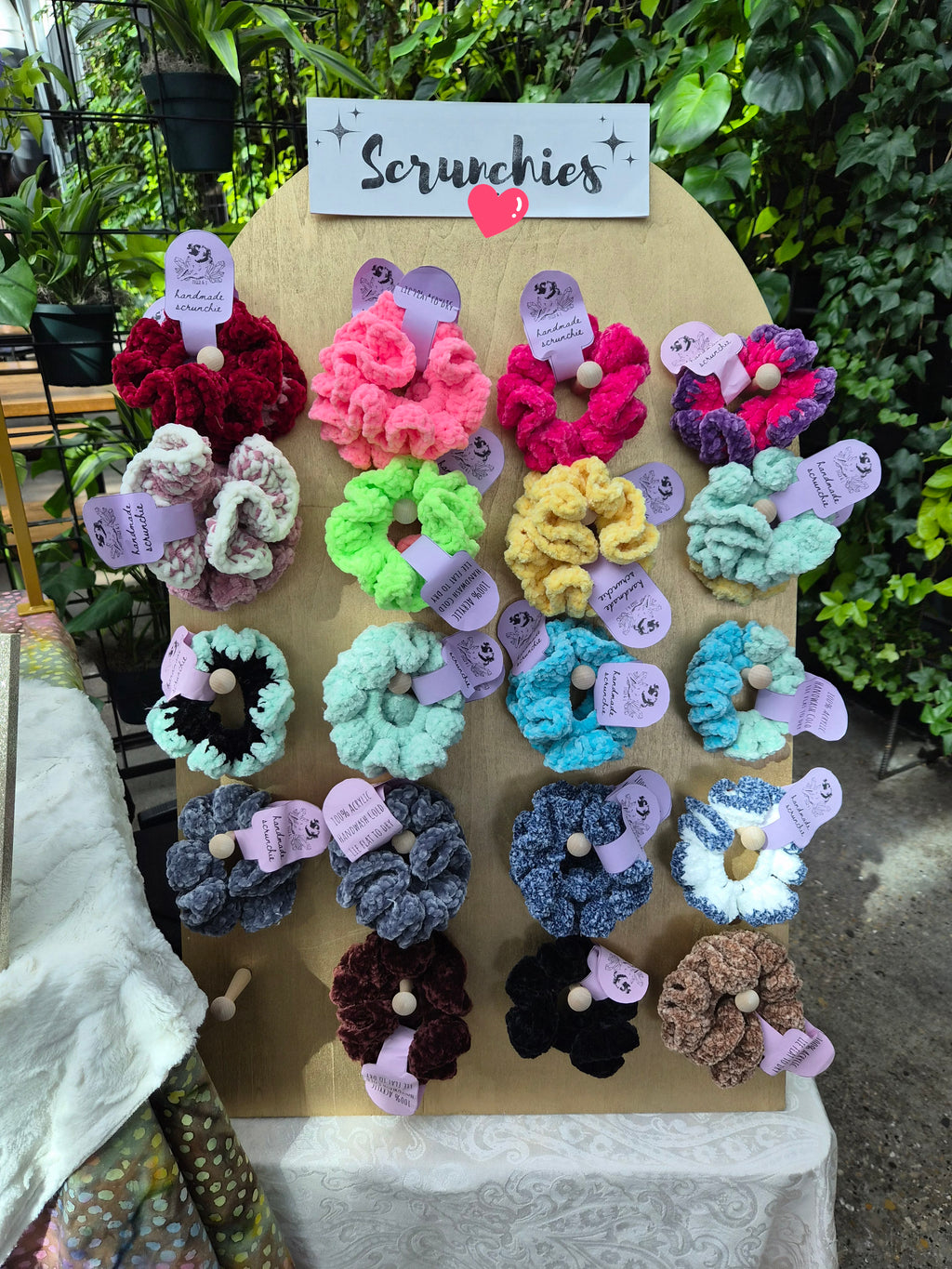 Chenille Scrunchies