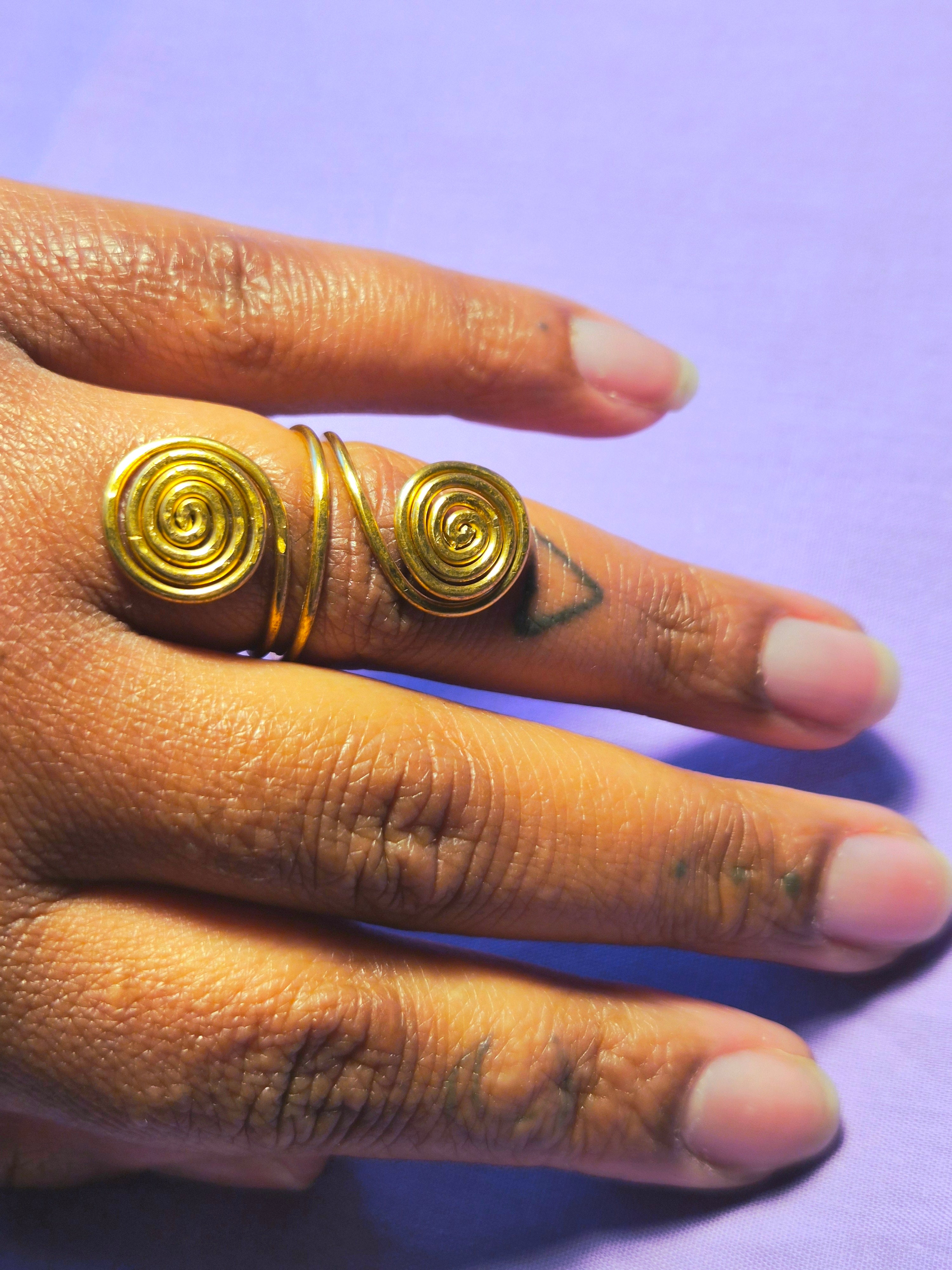 Wire Wrapped 'Echo' Ring