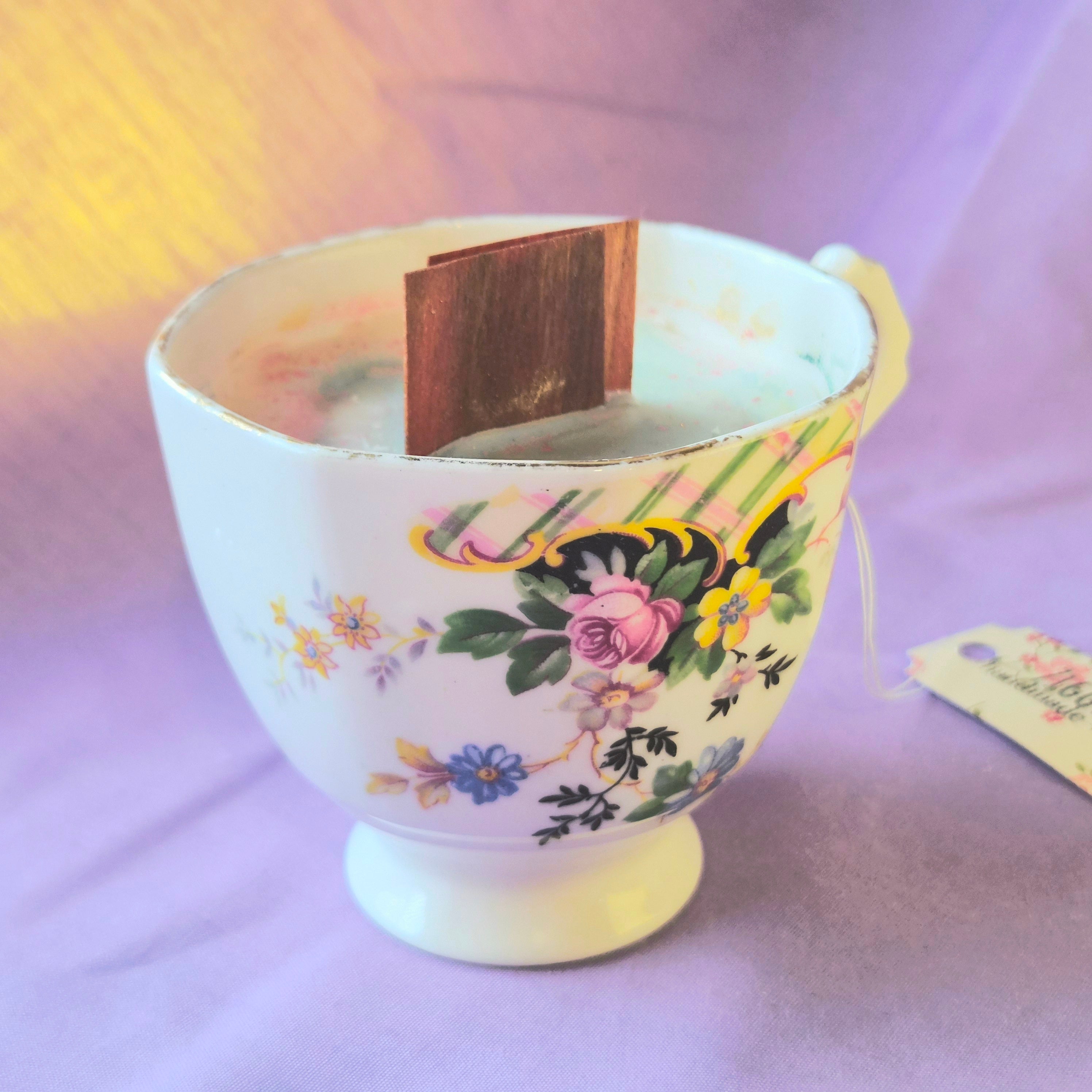 Saturday Morning Vintage Teacup Candle