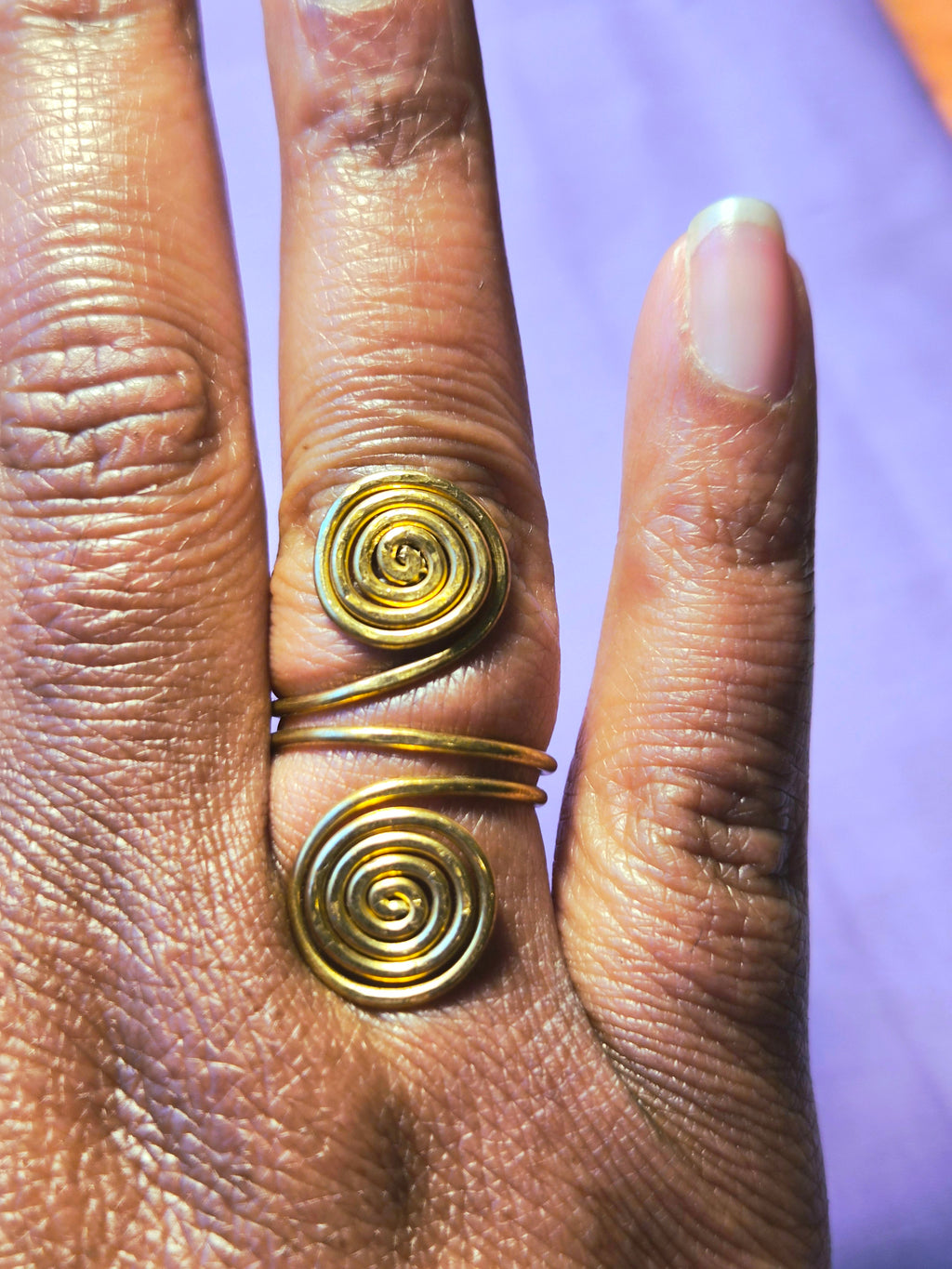 Wire Wrapped 'Echo' Ring