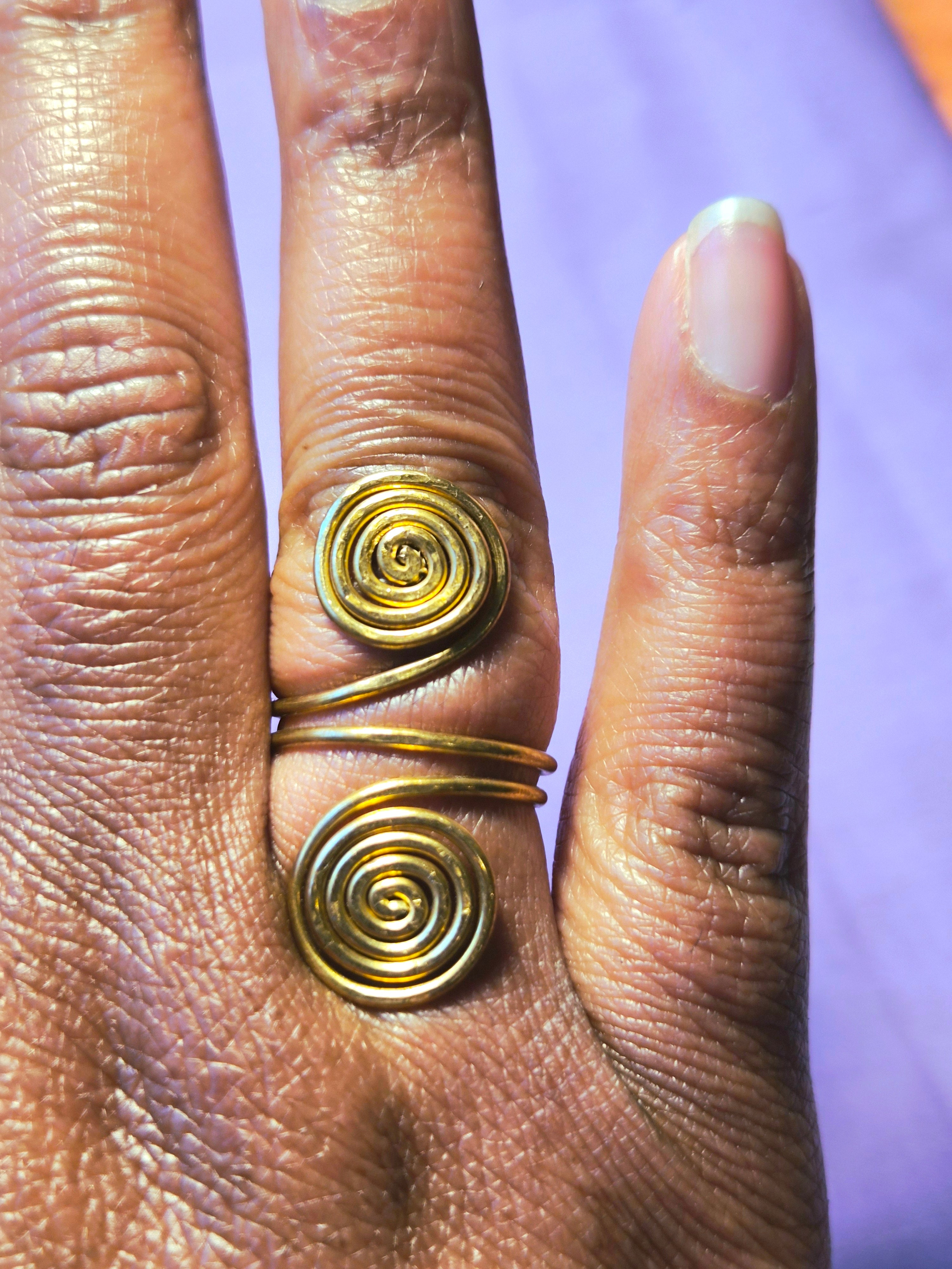 Wire Wrapped 'Echo' Ring