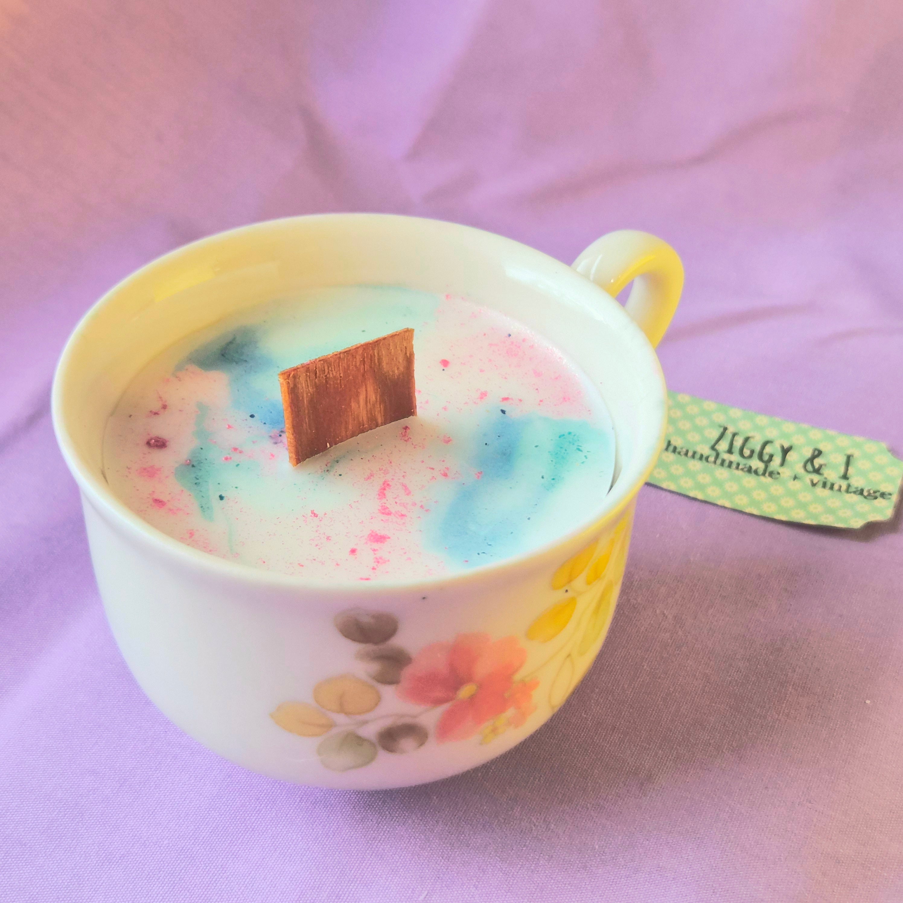 Saturday Morning Vintage Teacup Candle