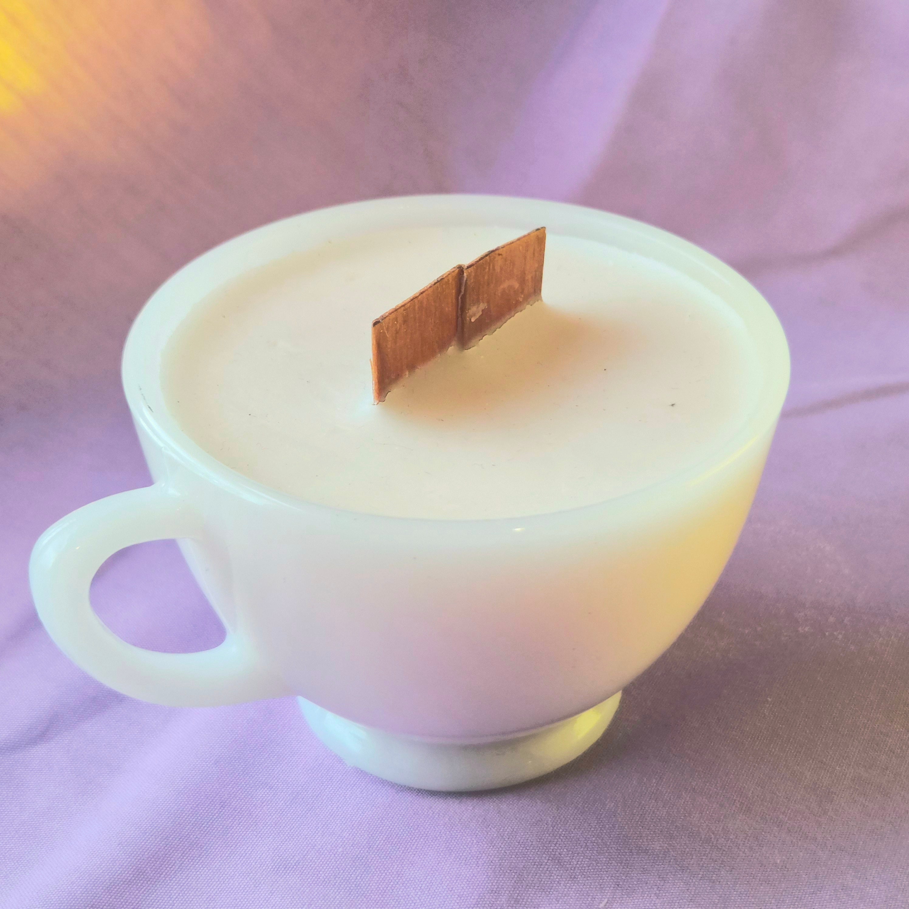 Cherry Blossom Vintage Teacup Candle