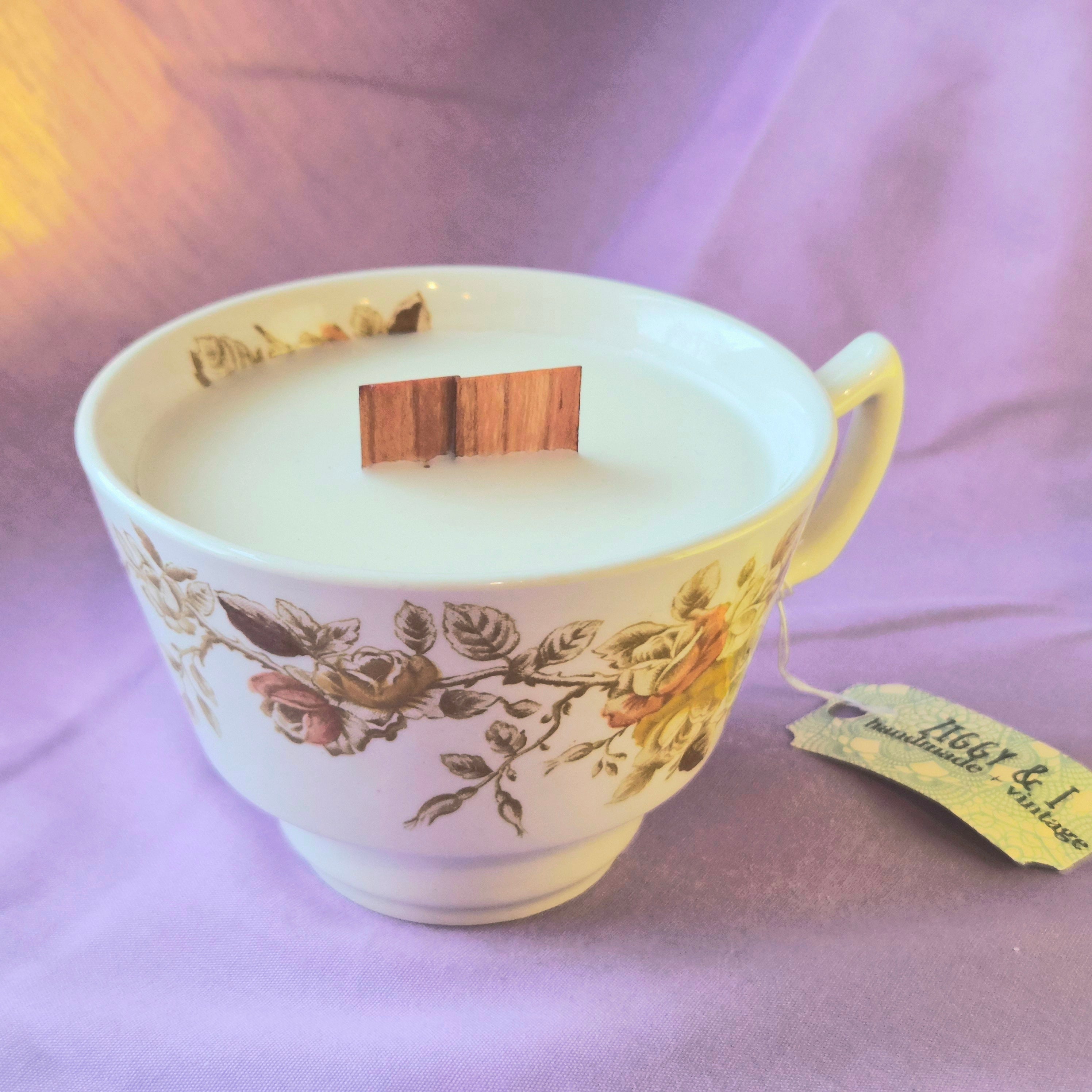 Fireside Vintage Teacup Candle