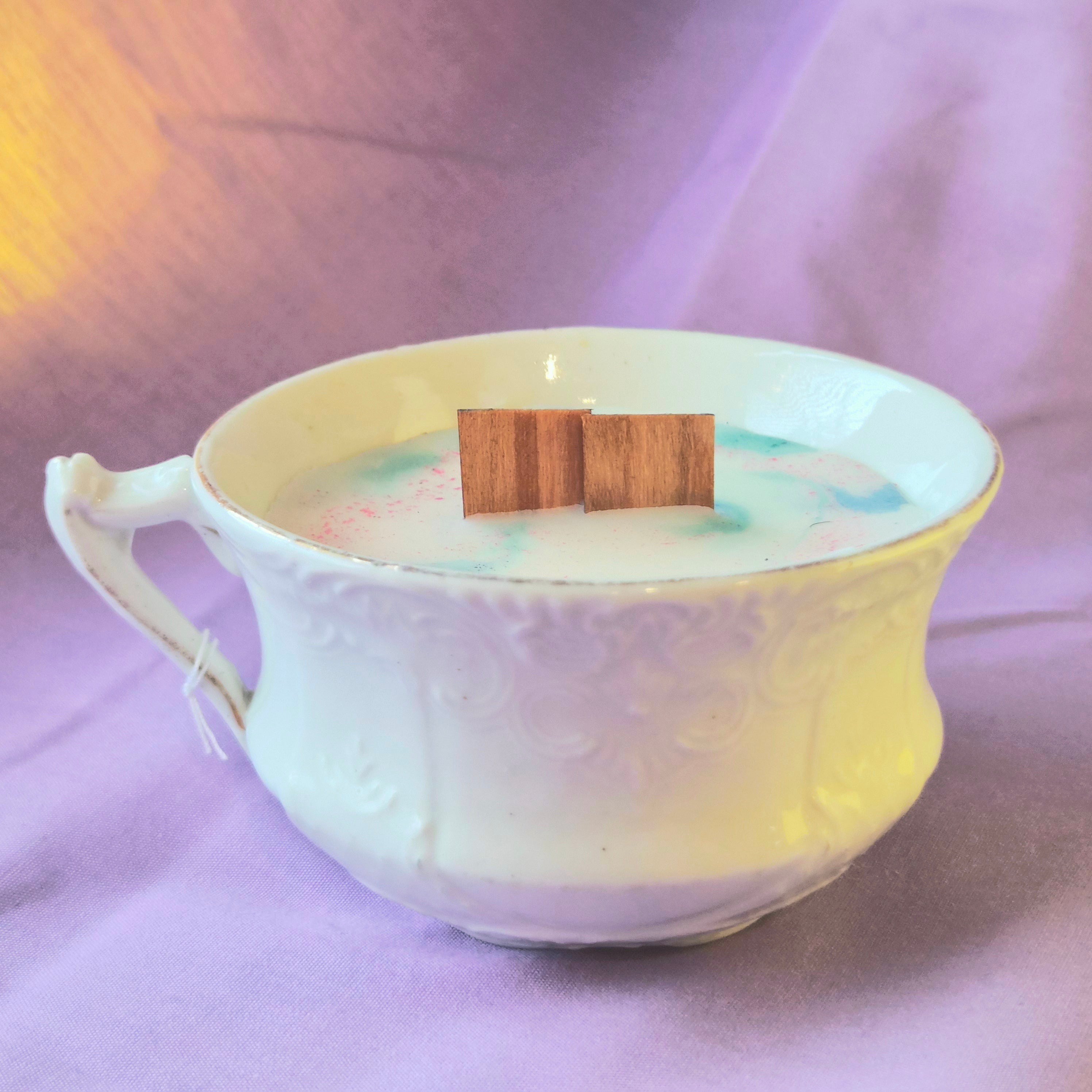 Saturday Morning Vintage Teacup Candle