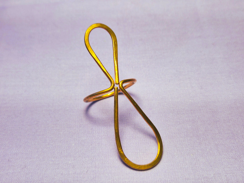 Wire Wrapped 'Ankh' Ring