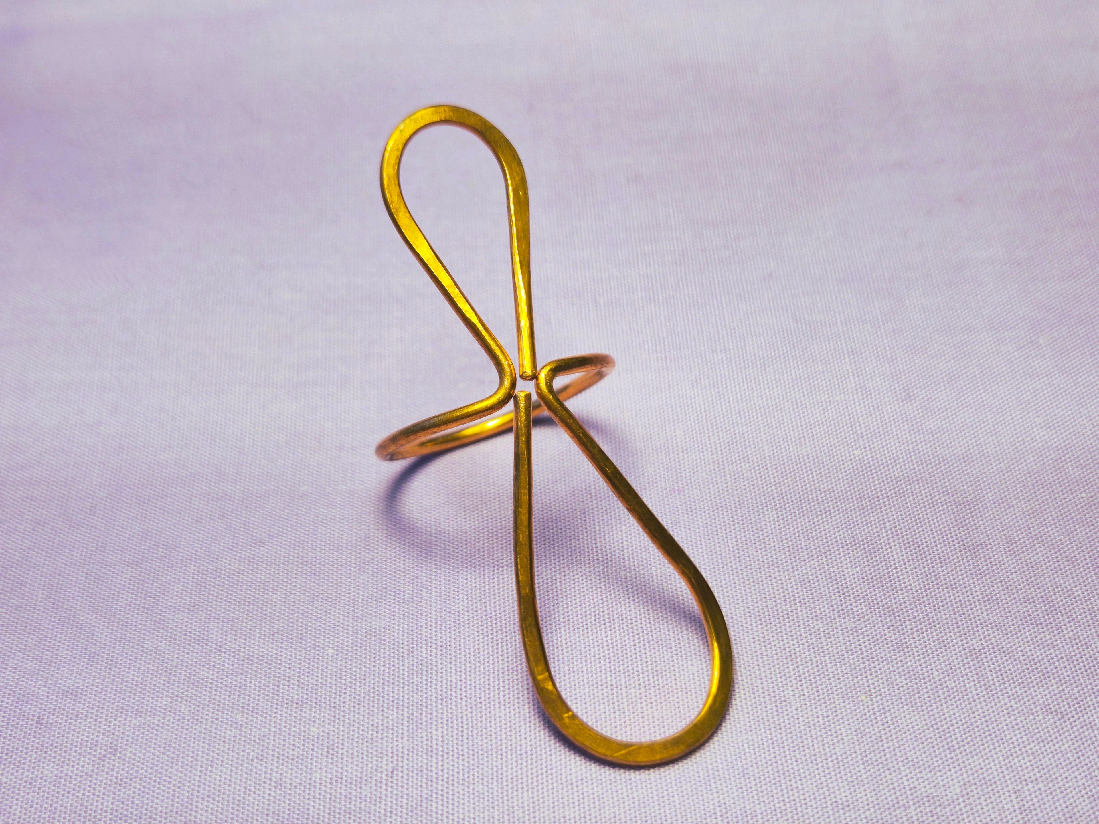 Wire Wrapped 'Ankh' Ring