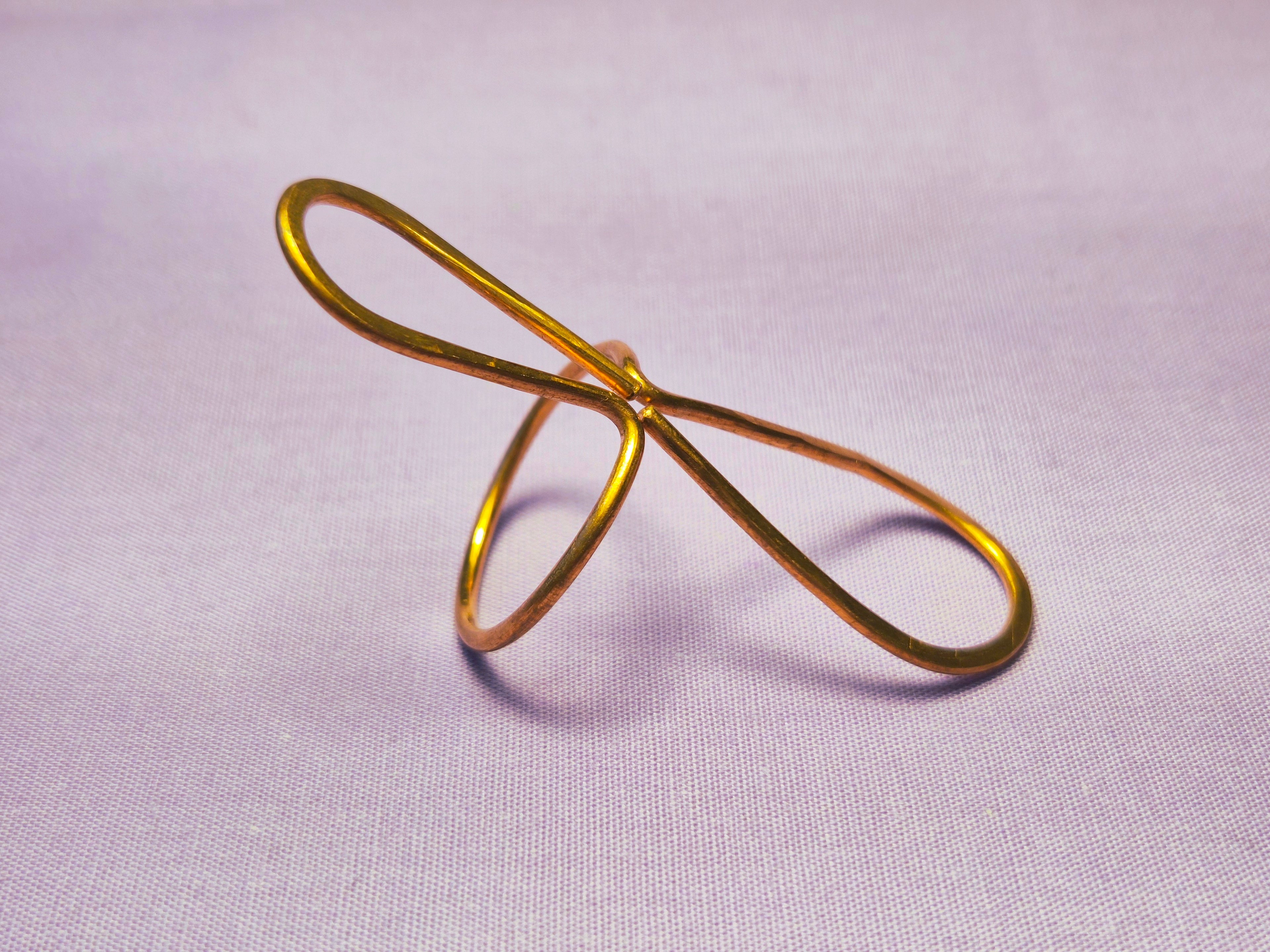 Wire Wrapped 'Ankh' Ring