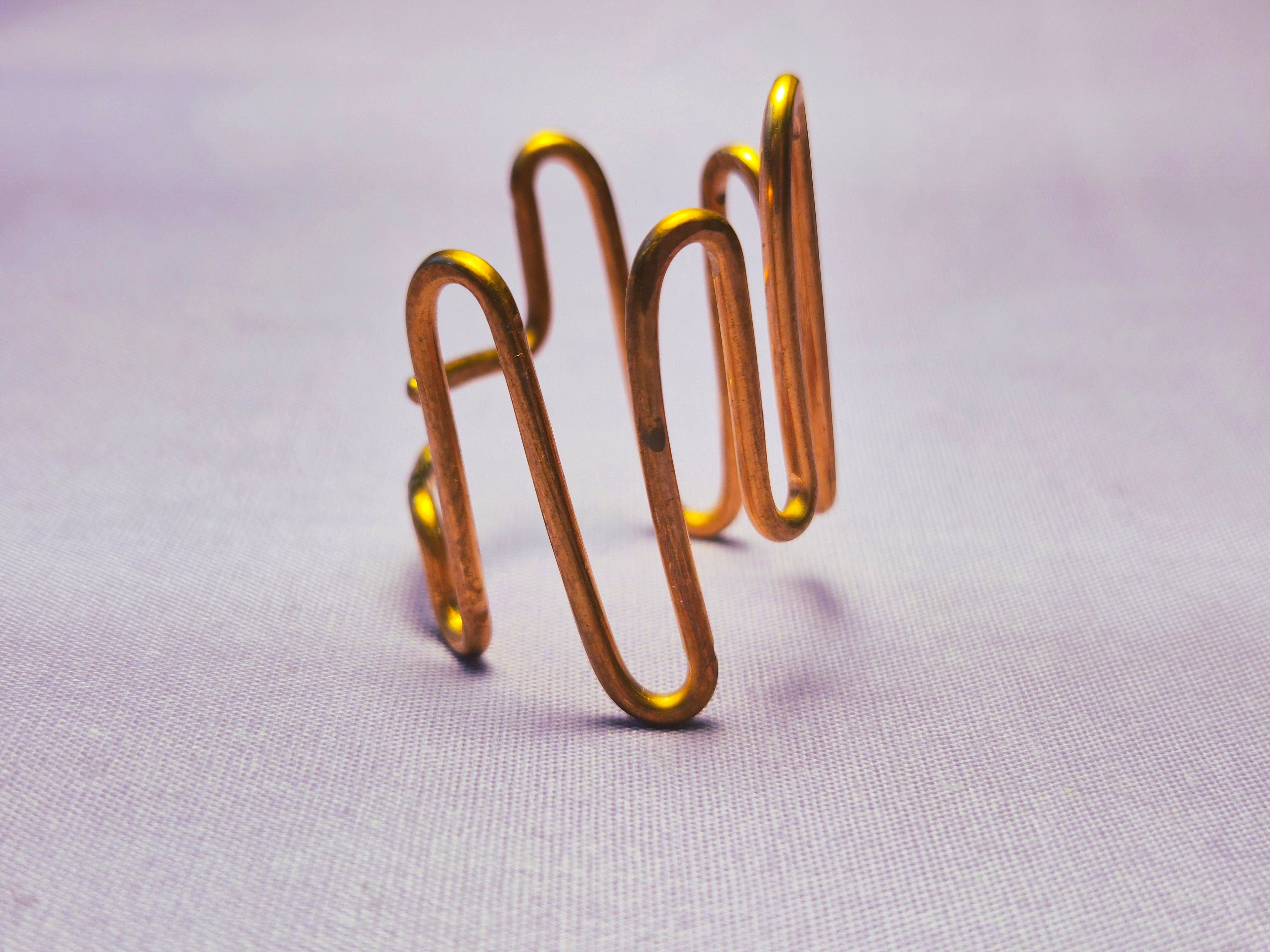 Wire Wrapped Chappal Ring