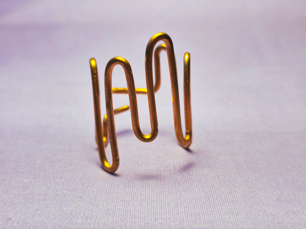 Wire Wrapped Chappal Ring