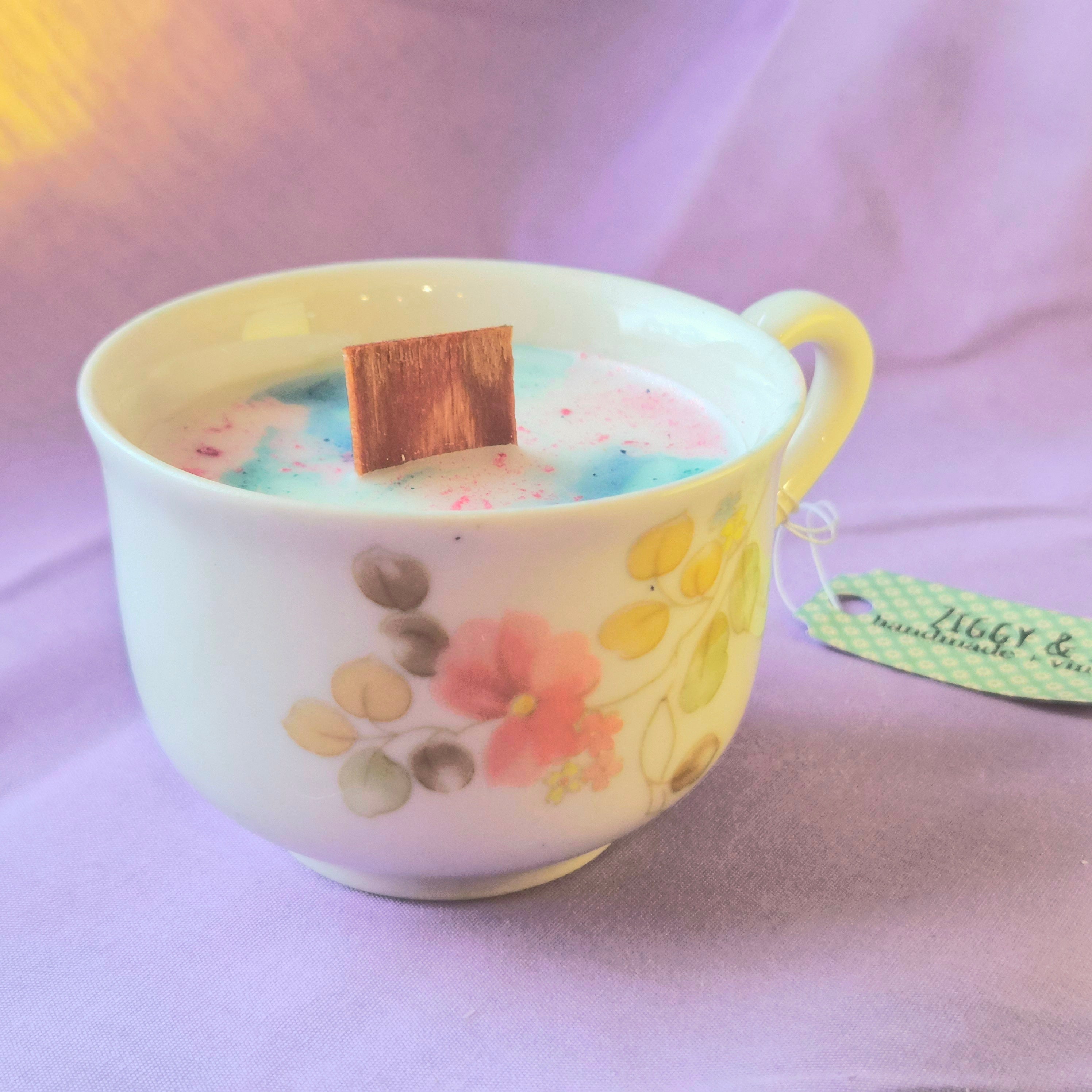 Saturday Morning Vintage Teacup Candle