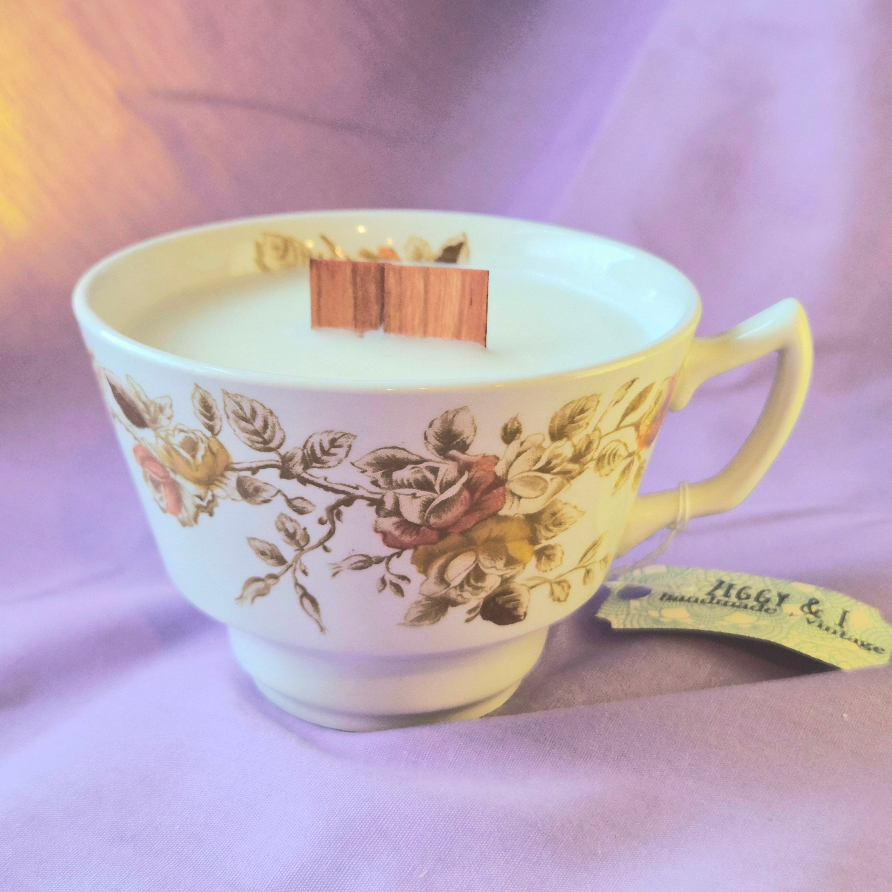 Fireside Vintage Teacup Candle