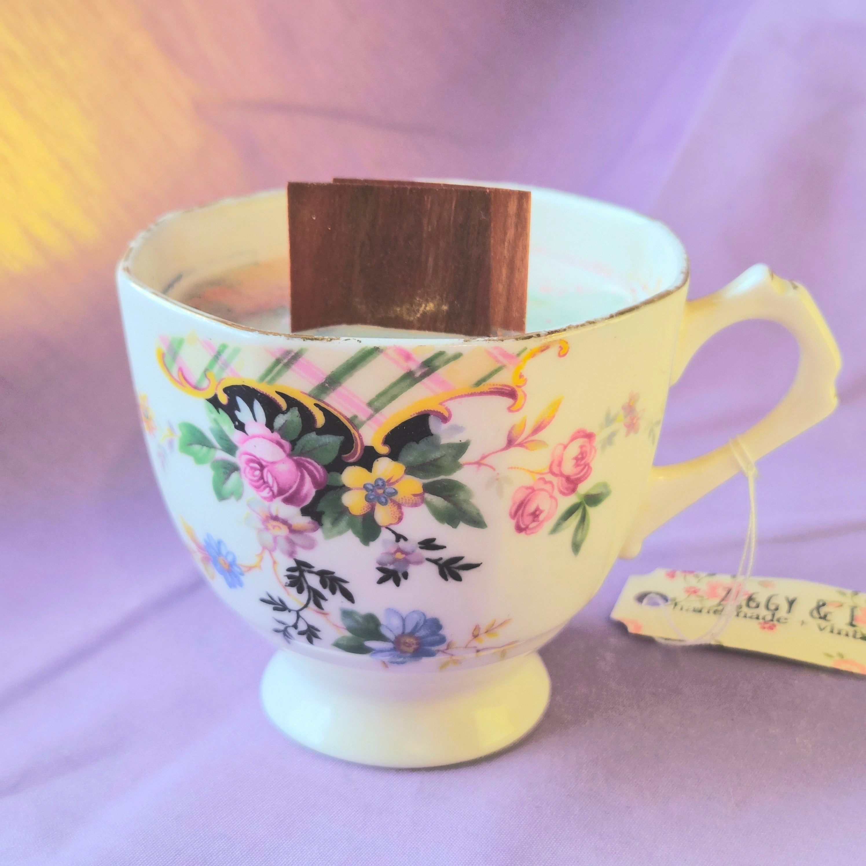 Saturday Morning Vintage Teacup Candle
